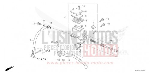 REAR BRAKE MASTER CYLINDER SH125ADR de 2024